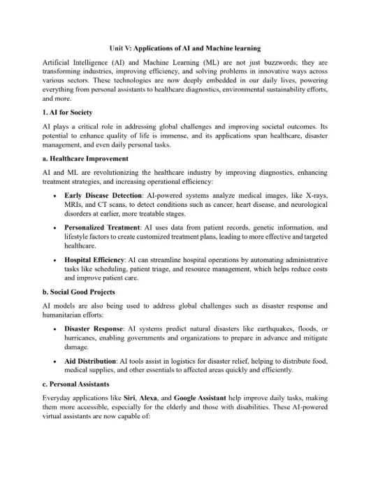Unit 5, Elements of AIML