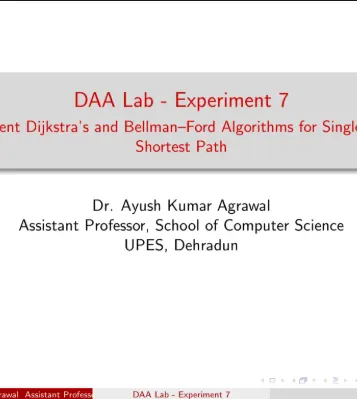 Lab Experiment 7, Design & Analysis of Algorithms [Lab]