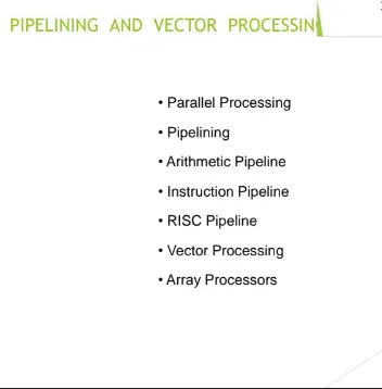 Unit 6: Pipelining, Computer Organisation & Architecture