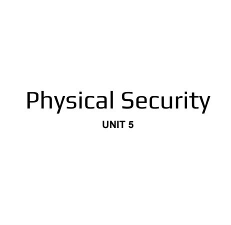 Unit 5, IT & Cyber Security [Theory]