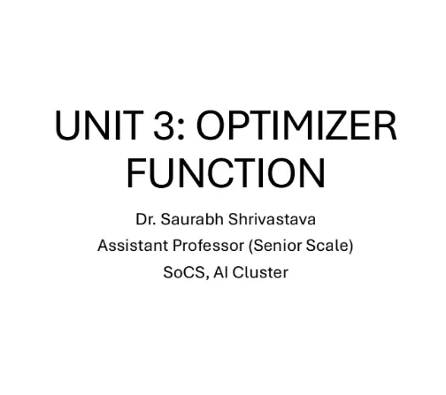 Unit 3, AIML