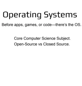 Unit 1, Operating Systems