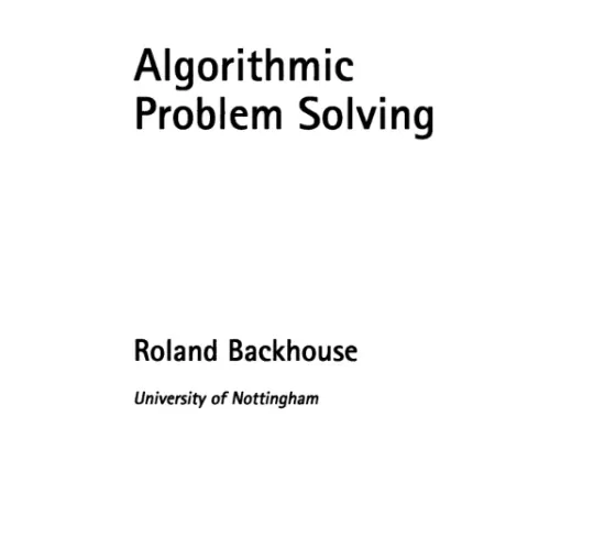 Problem Solving Book, Problem Solving
