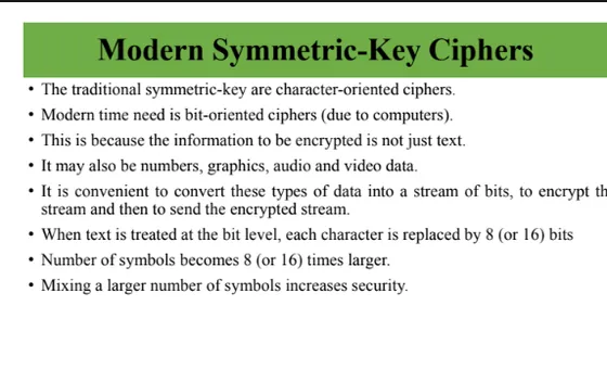 Course Content, Cryptography and Network Security