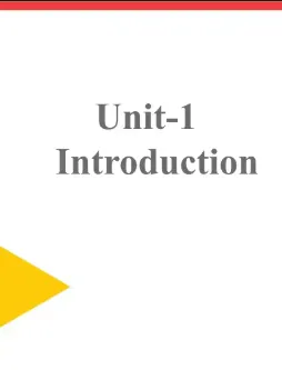 Unit 1:Introduction to DSA[B], Data Structures & Algorithms
