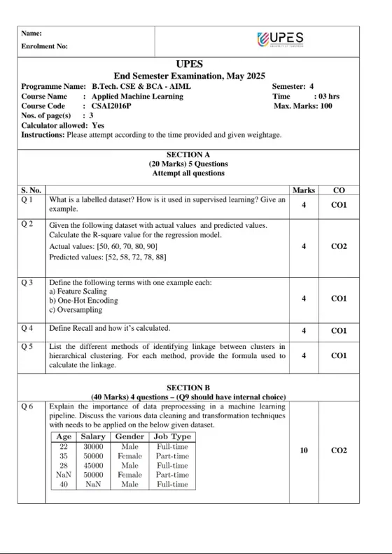 End-Sem 2025(May)[CSE], AIML