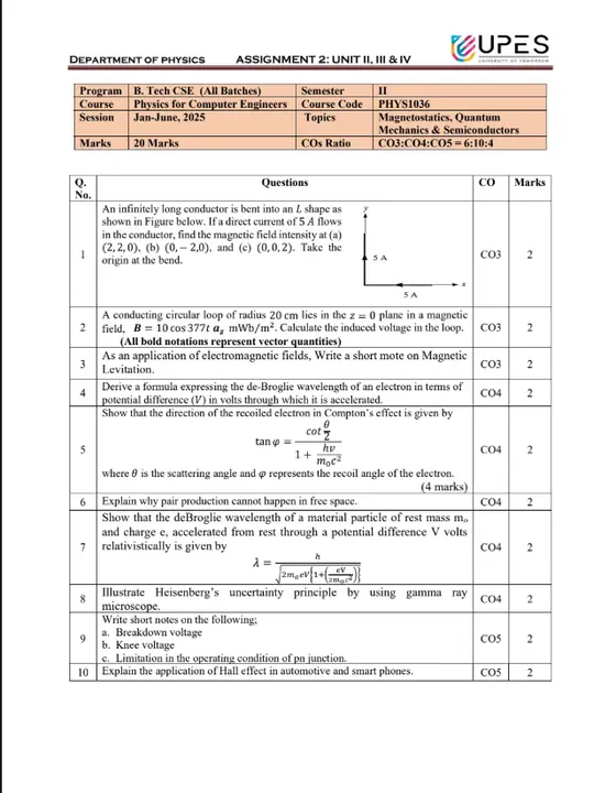 Assignment-2, Physics