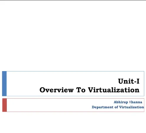 Unit 1, Cloud Computing