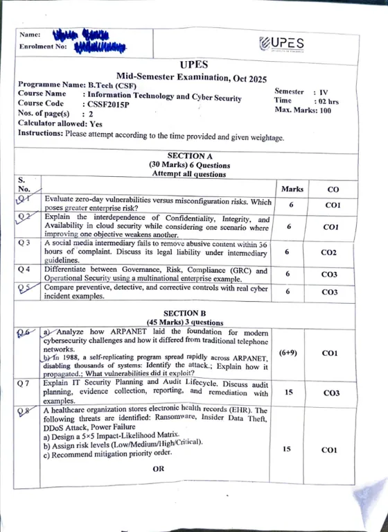 Mid-Sem 2026(March)[CSE], IT & Cyber Security