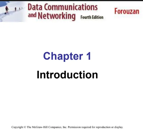 Unit 1, Data Communication & Networks