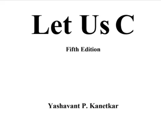 Let Us C Book[Yashwant Kher], Programming in C