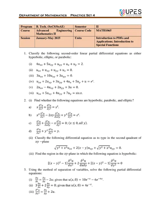 Practise Set 4, AEM-2 (Mathematics)