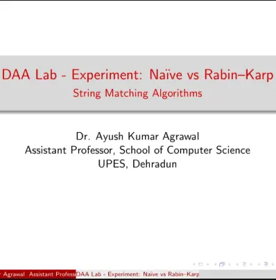 Lab Experiment 10, Design & Analysis of Algorithms [Lab]