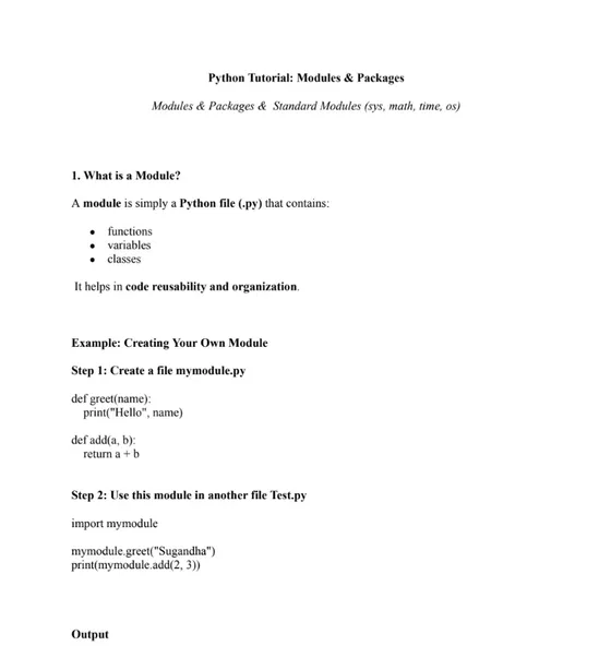 Unit 3, Python Programming