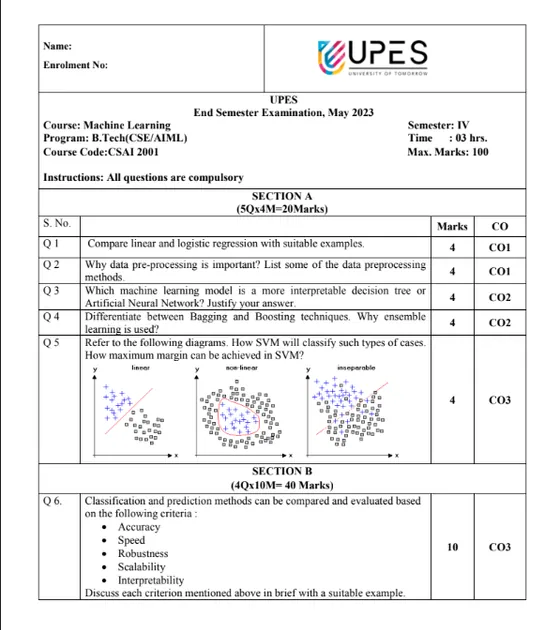 End-Sem 2023(May)[CSE], AIML