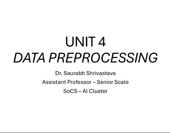 Unit 4, AIML