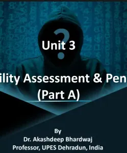Unit 1, Ethical Hacking & Penetration Testing