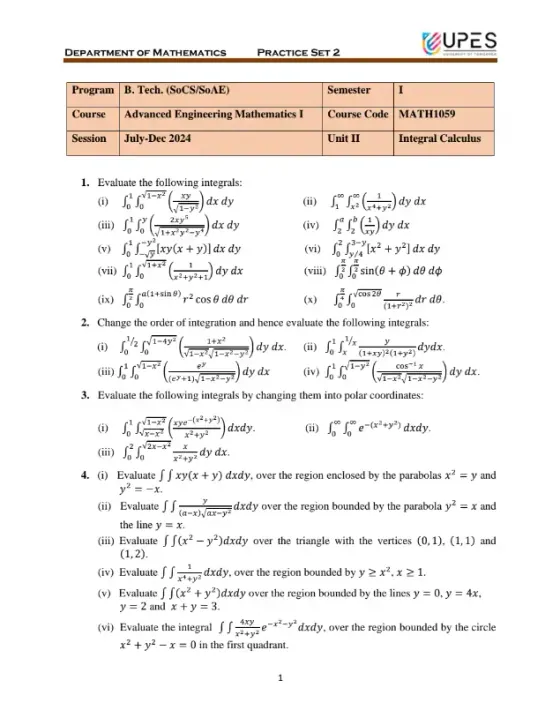 Practise Set 2[Solved], AEM-1 (Mathematics)