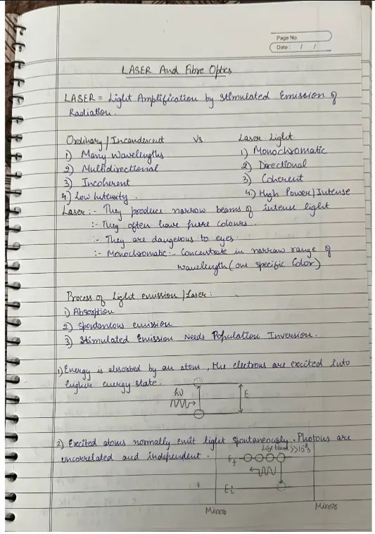 Unit 1 [Handwritten], Physics [Theory]